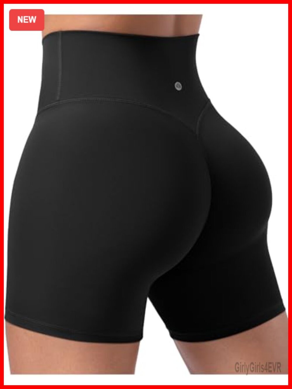 Women's Biker Shorts High Waisted Hidden Scrunch Yoga Gym Workout